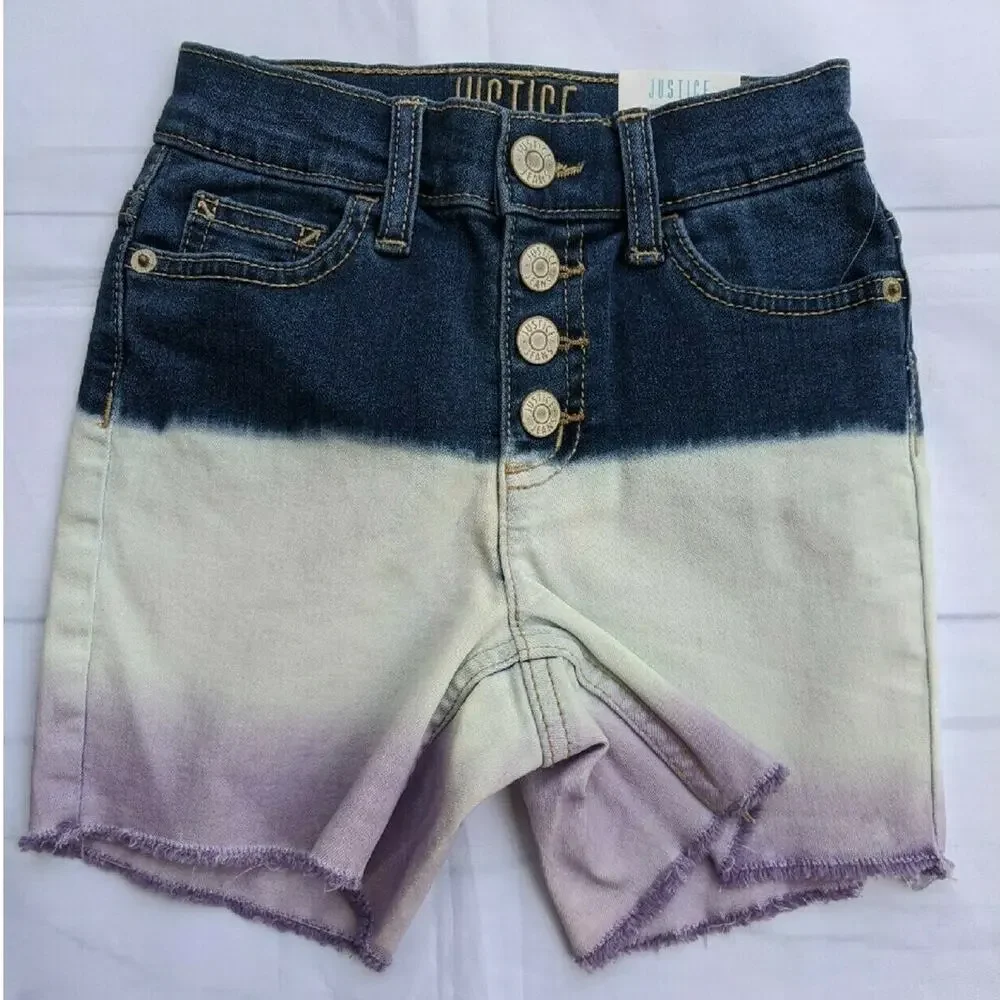 Justice Colored Denim Short